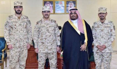 نائب أمير نجران يستقبل قائد لواء الأمير تركي بن عبدالعزيز الأول الآلي بالحرس الوطني المكلف