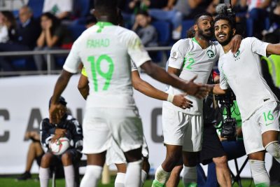 الأخضر السعودي بثنائية في شباك لبنان يطير إلى الدور ال 16 من بطولة كأس آسيا 2019.