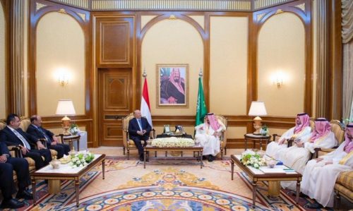 خادم الحرمين الشريفين يلتقي الرئيس اليمني
