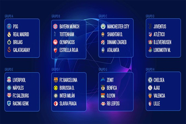 دوري أبطال أوروبا : برشلونة مع دورتموند وإنتر ميلان ، وتجدد الموعد بين يوفنتوس وأتلتيكو