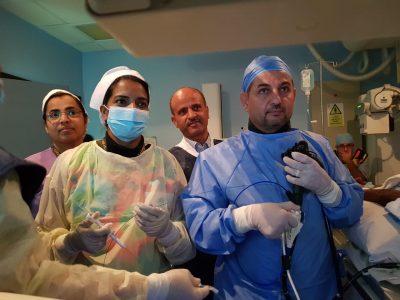 تطبيق تقنية التنظير المجهري لمرضى القنوات المرارية بمستشفى الملك خالد بنجران