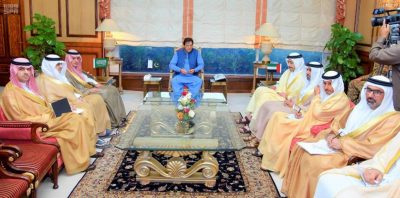 وزير الدولة للشؤون الخارجية ووزير الخارجية الإماراتي يزوران باكستان