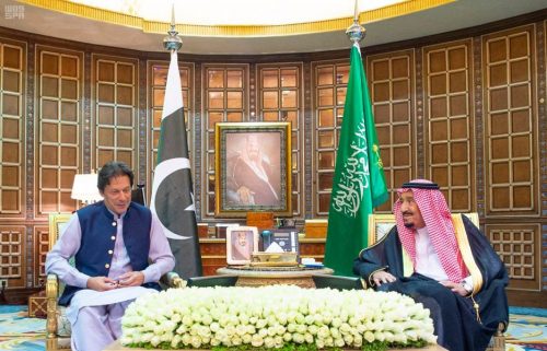 خادم الحرمين الشريفين يستقبل رئيس وزراء جمهورية باكستان الإسلامية