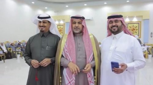 احتفل الشاعر مشعان السقياني بزواج ابنه محمد